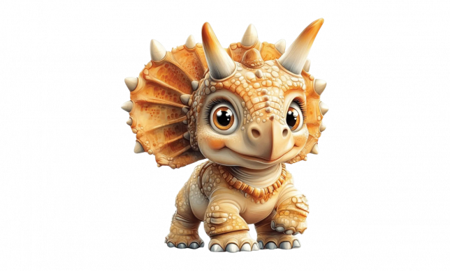 Baby Triceratops Dinosaur