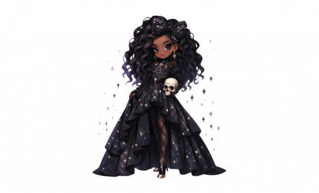 Skull Lady cute