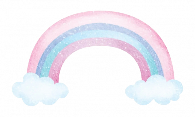Rainbow pastell