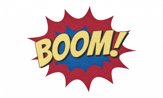 BOOM! Sign