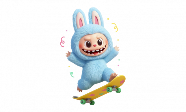 Blue Labubu